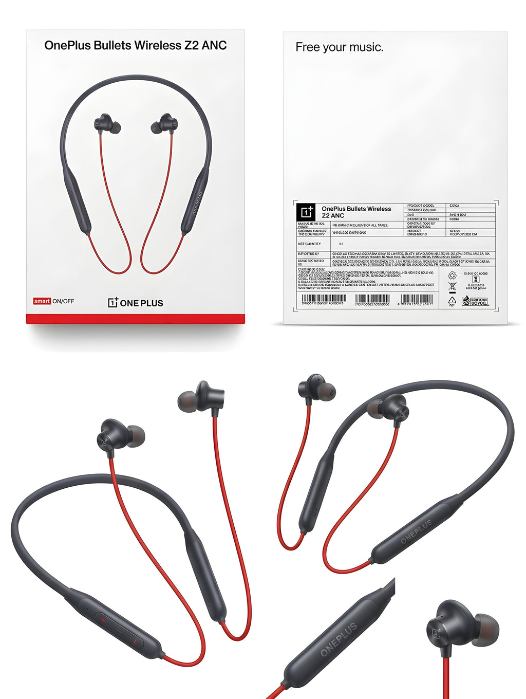 OnePlus Bullets Wireless Z2 ANC - Neckband ( Generic ) with 6 months Warranty